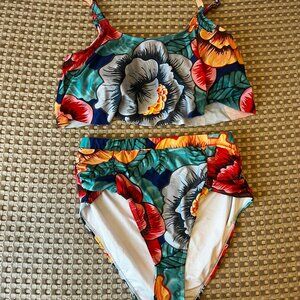 Adome Tummy Control, Two Piece Swimsuit, Size XL